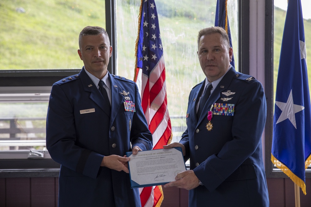 Long-time Alaska Air National Guard members retires from service