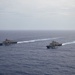 Three Freedom-Variant Littoral Combat Ships Operate Together During 4th of July