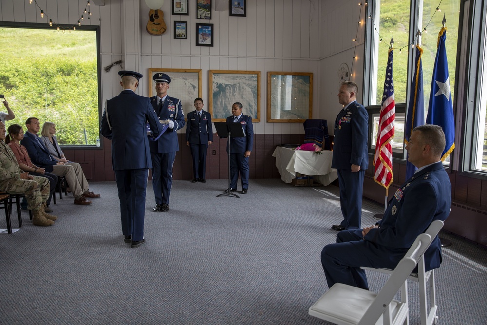 Long-time Alaska Air National Guard members retires from service