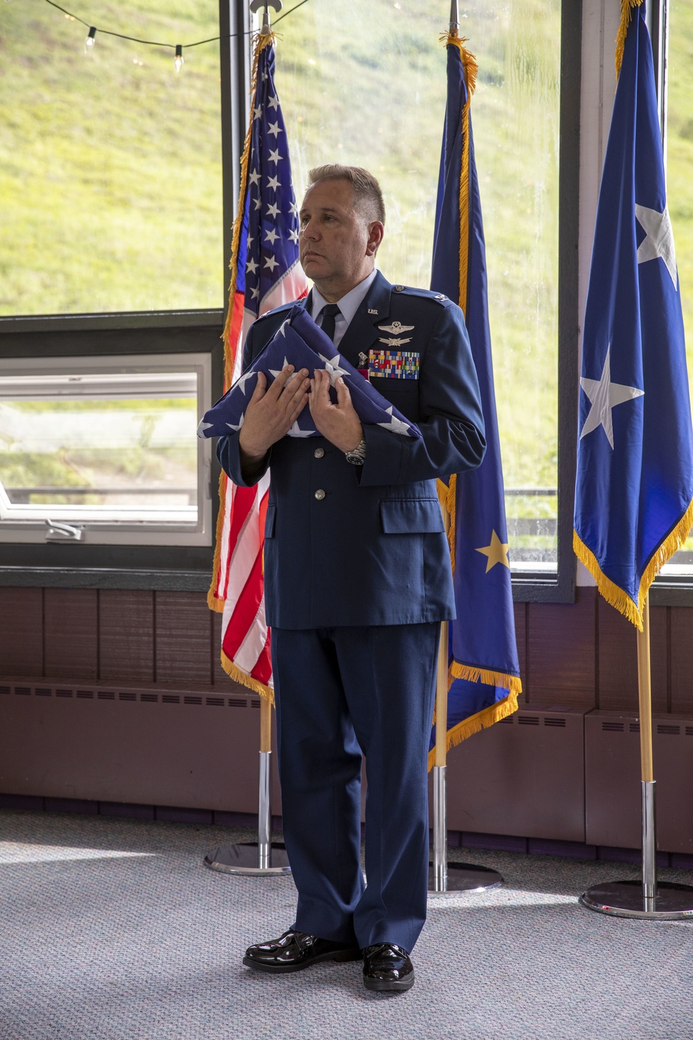 Long-time Alaska Air National Guard members retires from service