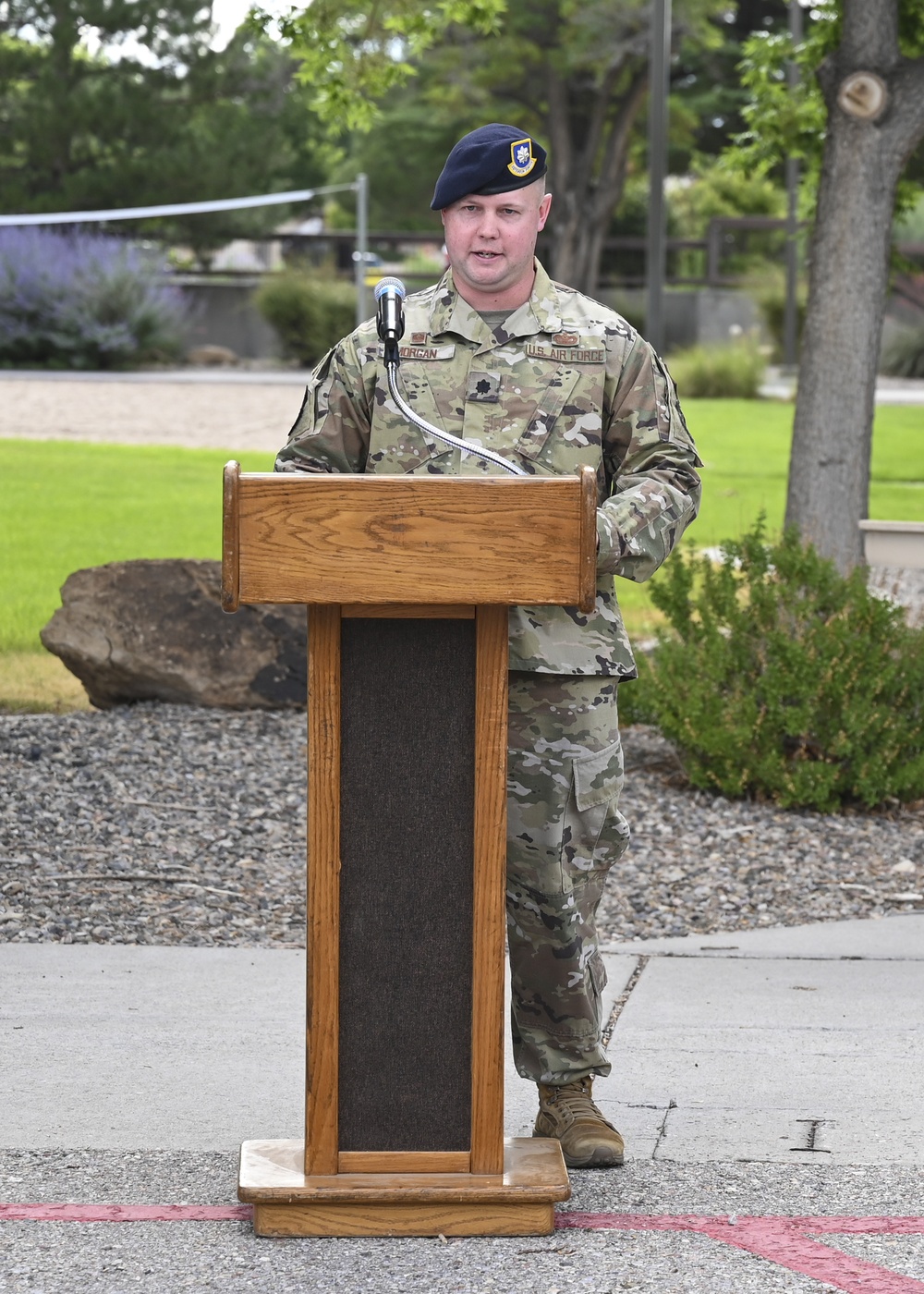 377th SFS Change of Command Ceremony