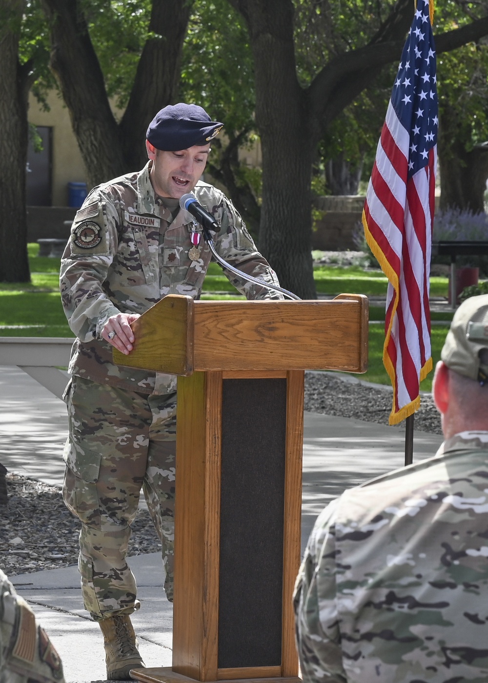 377th SFS Change of Command Ceremony