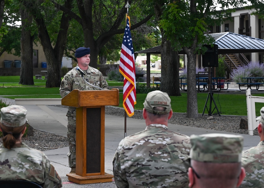 377th SFS Change of Command Ceremony