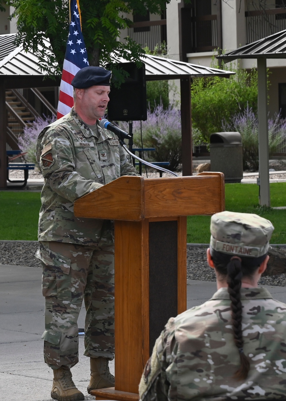 377th SFS Change of Command Ceremony