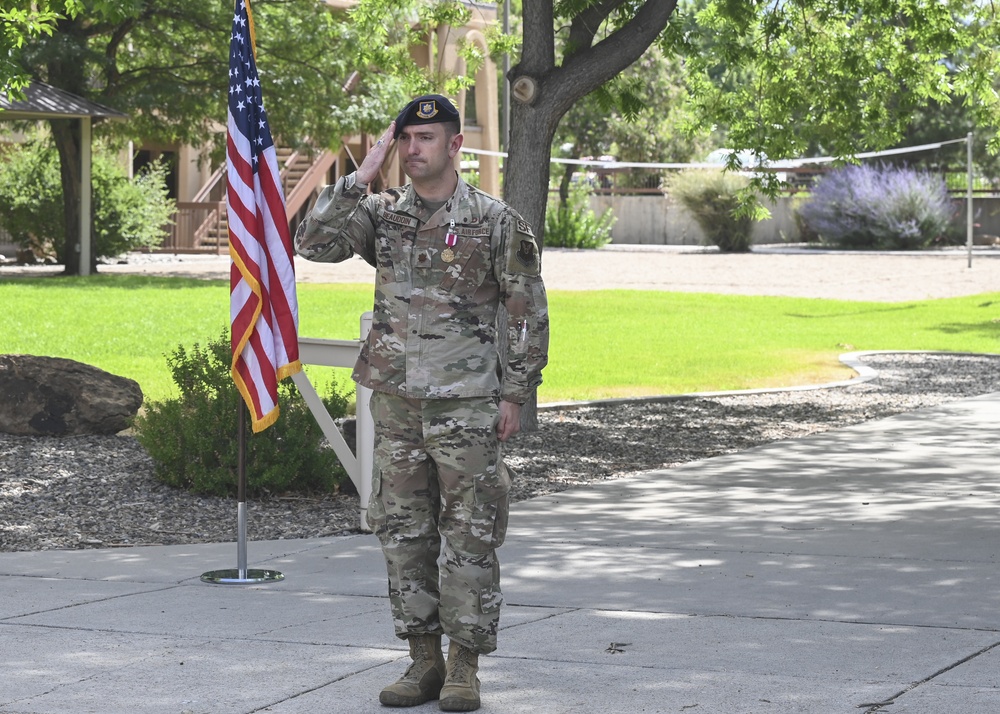 377th SFS Change of Command Ceremony