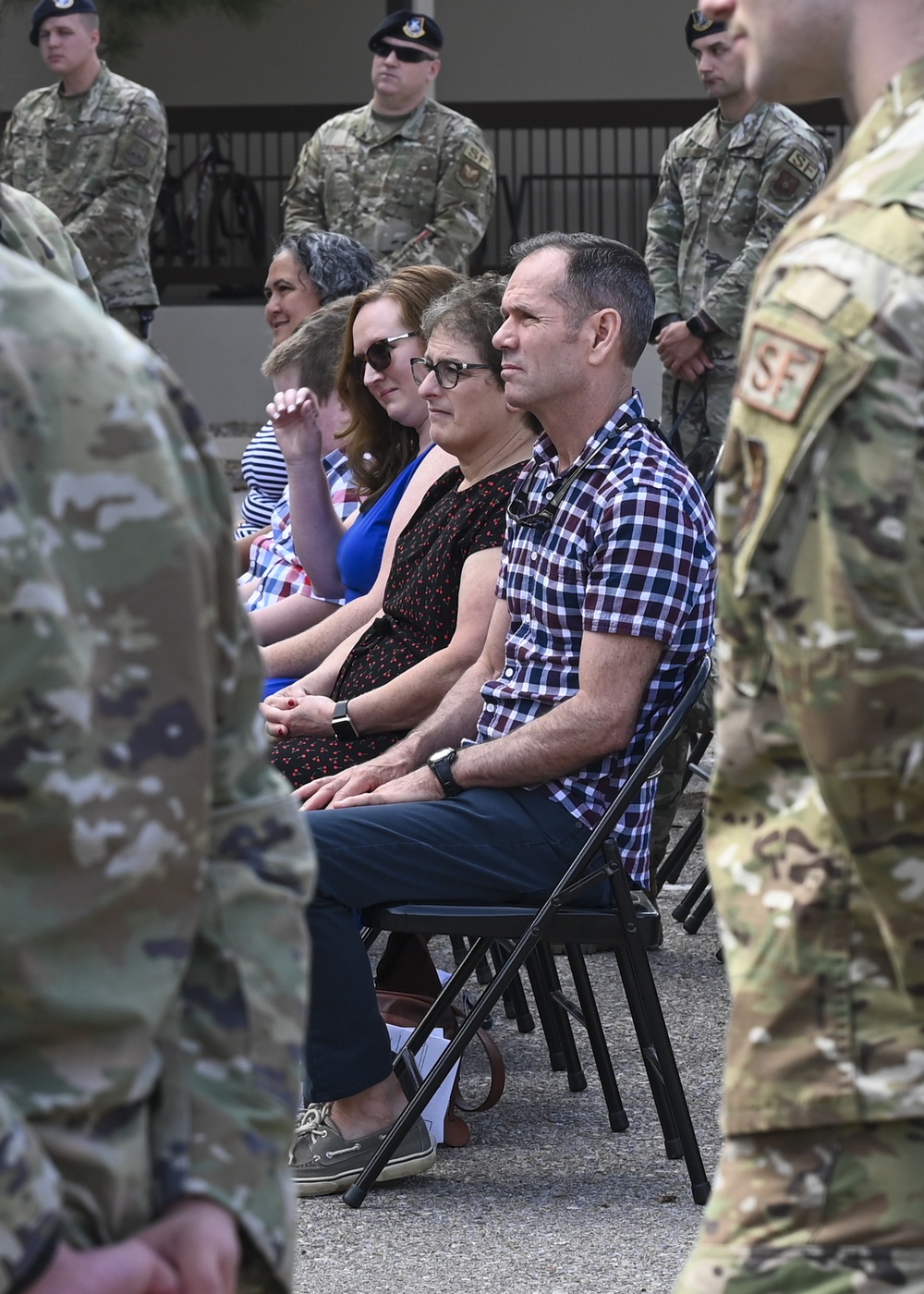 377th SFS Change of Command Ceremony