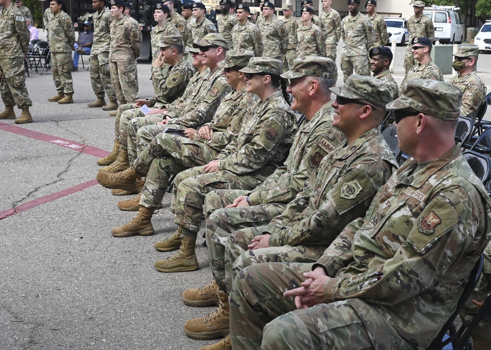 377th SFS Change of Command Ceremony