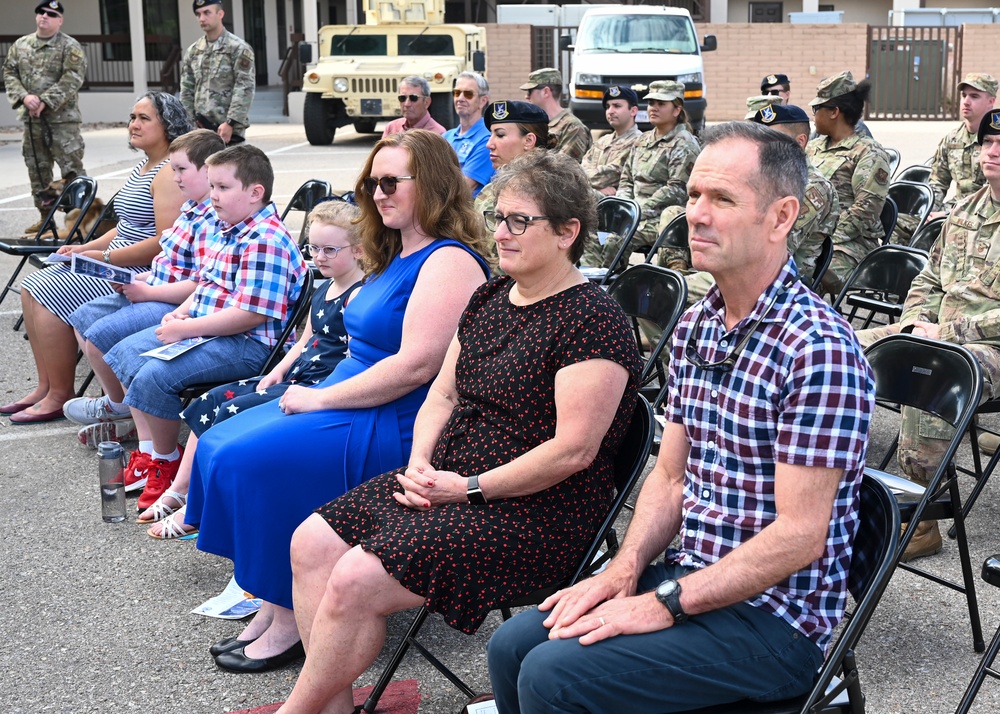 377th SFS Change of Command Ceremony