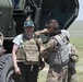 Wyoming Governor Mark Gordon and other distinguished guests visit the Camp Guernsey training area to experience a live-fire exercise with the Wyoming Army National Guard