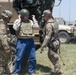 Wyoming Governor Mark Gordon and other distinguished guests visit the Camp Guernsey training area to experience a live-fire exercise with the Wyoming Army National Guard