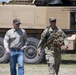 Wyoming Governor Mark Gordon and other distinguished guests visit the Camp Guernsey training area to experience a live-fire exercise with the Wyoming Army National Guard