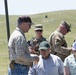 Wyoming Governor Mark Gordon and other distinguished guests visit the Camp Guernsey training area to experience a live-fire exercise with the Wyoming Army National Guard