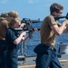 USS Kidd Conducts Small-Arms Qualification