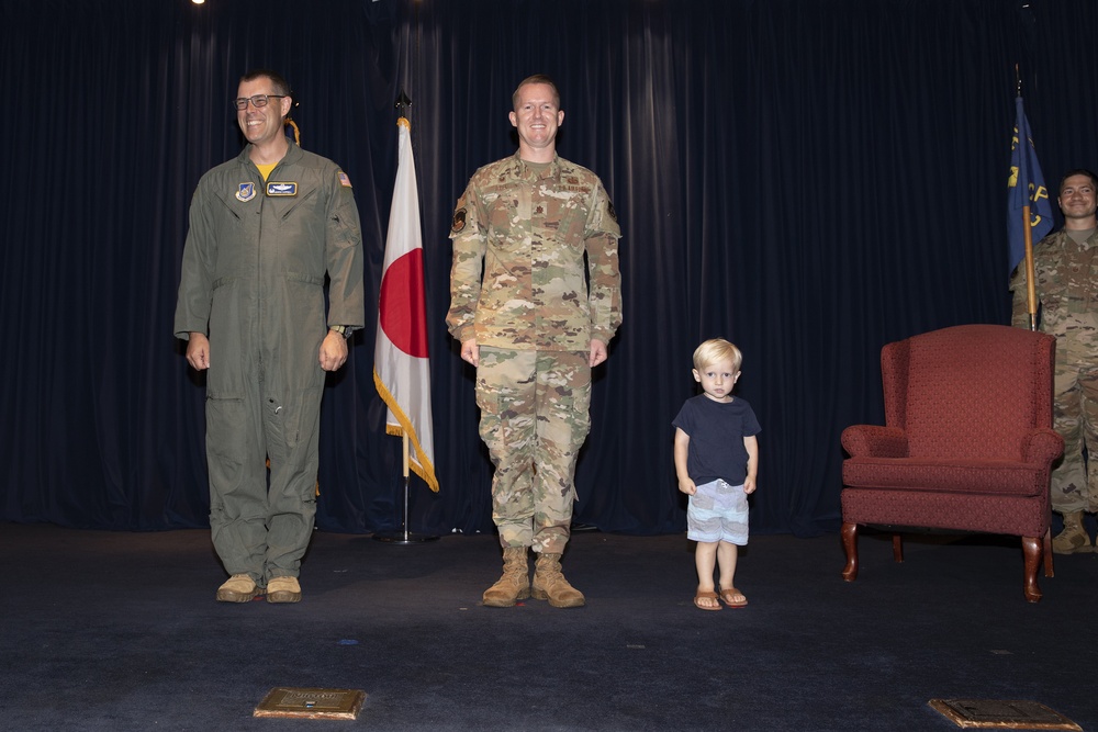 374th Comptroller Squadron Assumption of Command ceremony