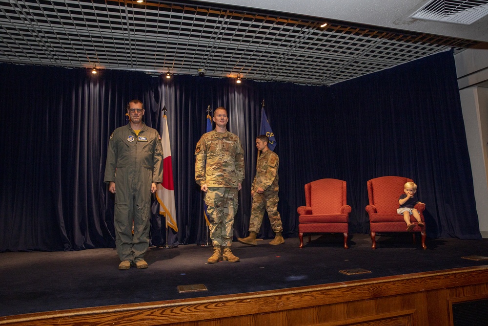 374th Comptroller Squadron Assumption of Command ceremony