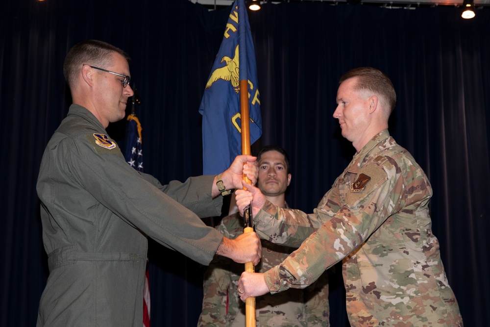 374th Comptroller Squadron Assumption of Command ceremony