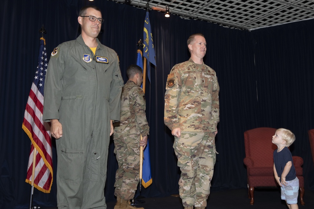 374th Comptroller Squadron Assumption of Command ceremony