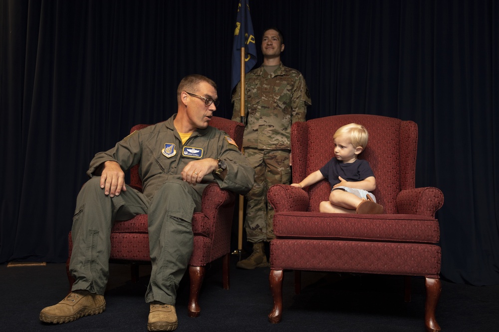 374th Comptroller Squadron Assumption of Command ceremony