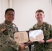 Service Members Receive the Joint Service Achievement Medal at Task Force West