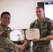 Service Members Receive the Joint Service Achievement Medal at Task Force West