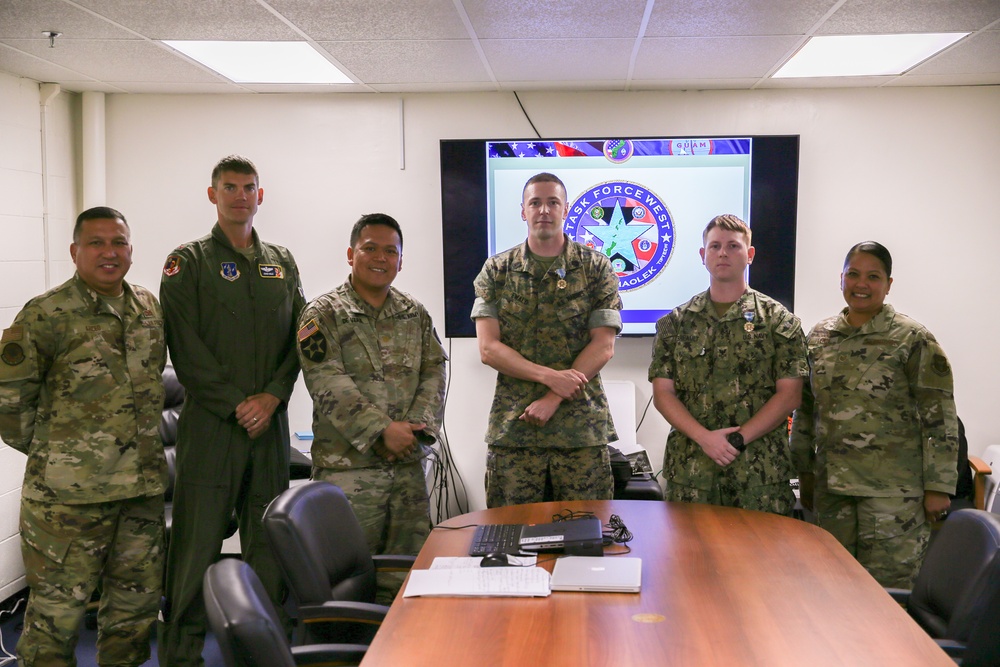 Service Members Receive the Joint Service Achievement Medal at Task Force West