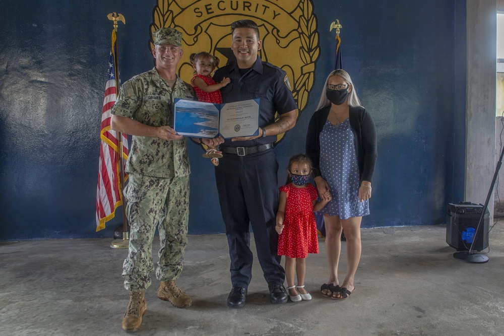 DVIDS Images Guam Locals Graduate From Navy Security Guard Training Course Image 2 Of 8 