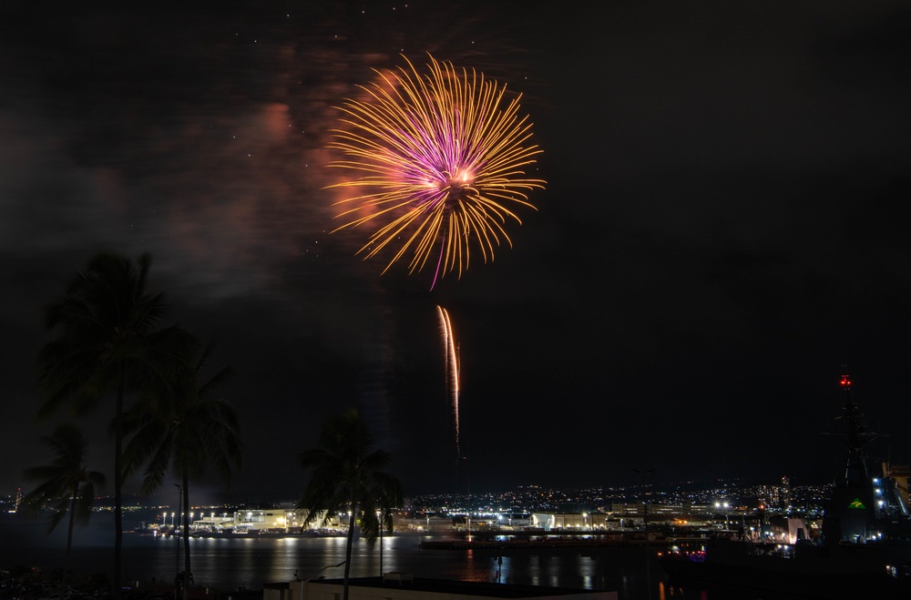 MWR Sponsors Fireworks Display For July 4th Celebration