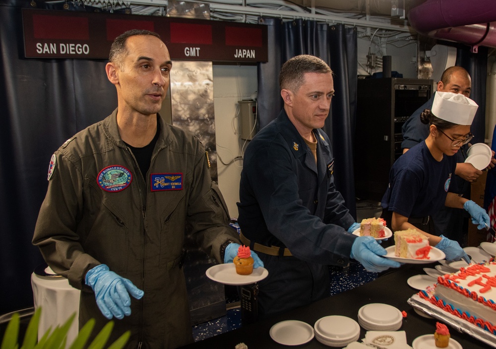 USS Ronald Reagan (CVN 76) Fourth of July