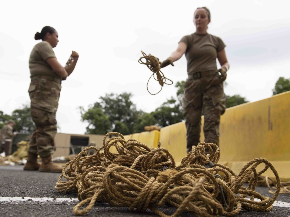 311th Field Hospital perform field exercise at Yokota