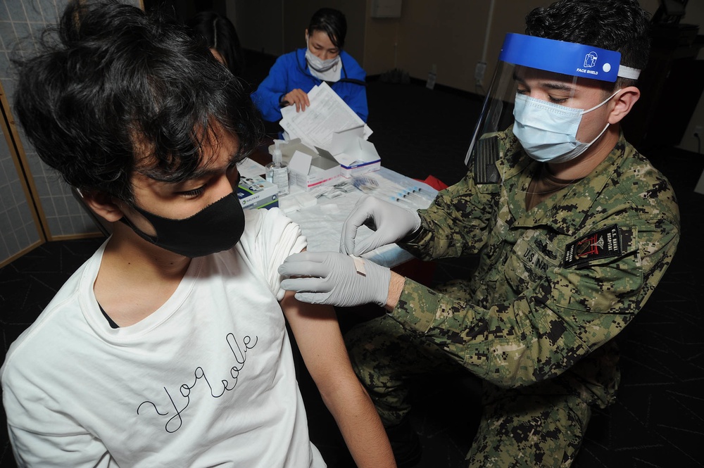 Naval Air Facility Japan Master Laborer Contractors COVID-19 Vaccine Program