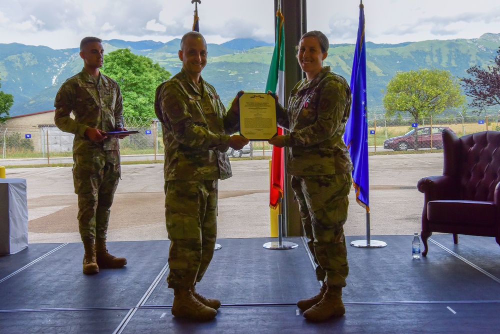 31 Logistics Readiness Squadron Change of Command