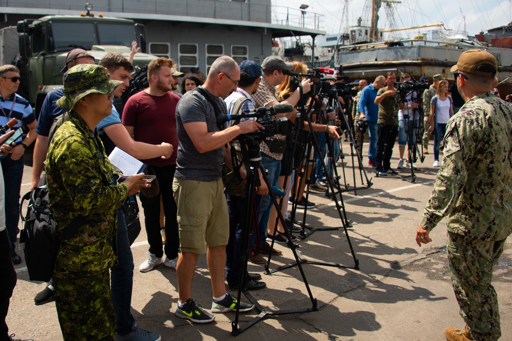 Exercise SEA BREEZE 21 Dive Media Day