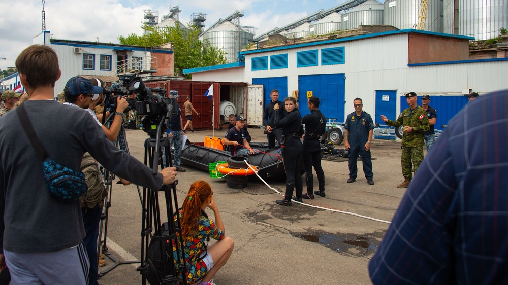 Exercise SEA BREEZE 21 Dive Media Day
