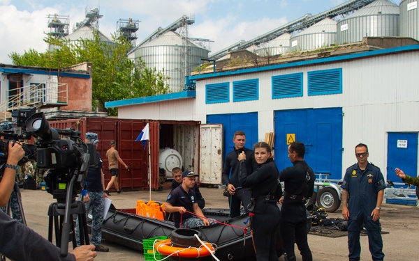 Exercise SEA BREEZE 21 Dive Media Day