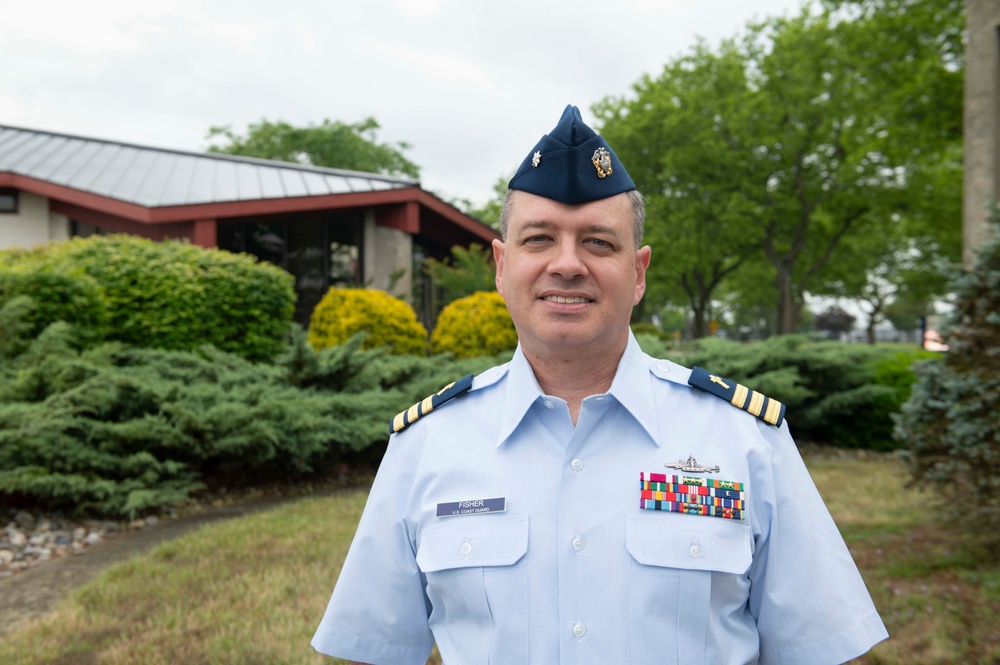 Coast Guard Chaplain Stephen Fisher Portrait