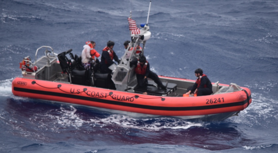 Coast Guard, good Samaritan rescue 13 from water off Key West
