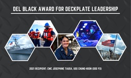 2021 Del Black Award For Deckplate Leadership