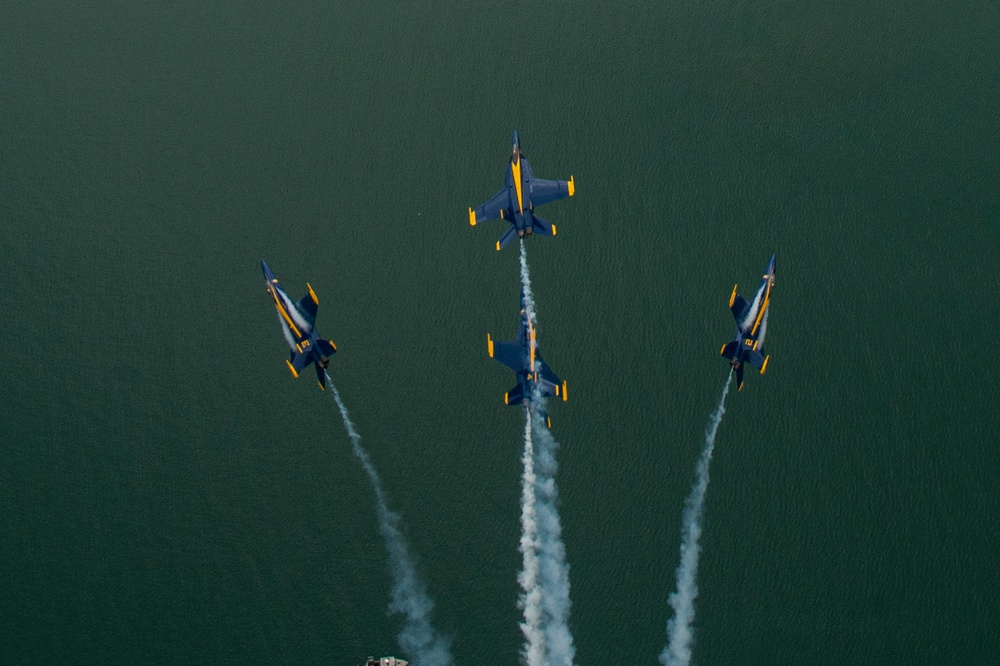 Blue Angels Perform Over Buffalo NY