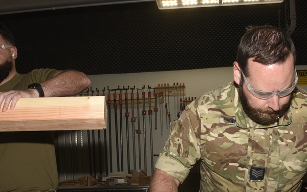 UK team gives back to local community