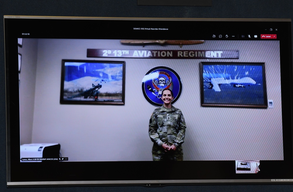 USAACE Instructor of the Quarter SFC Teckenbrock