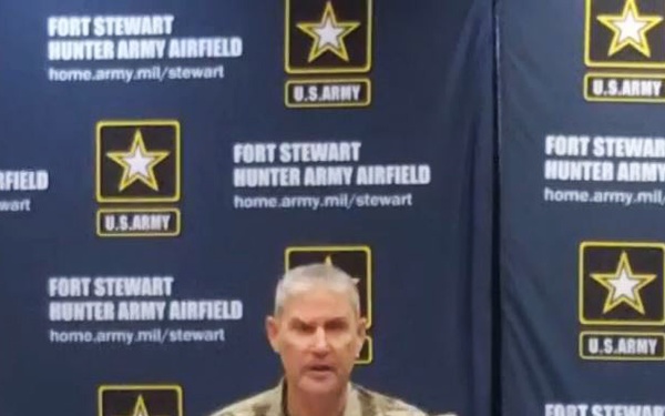 Senior commander hosts town hall