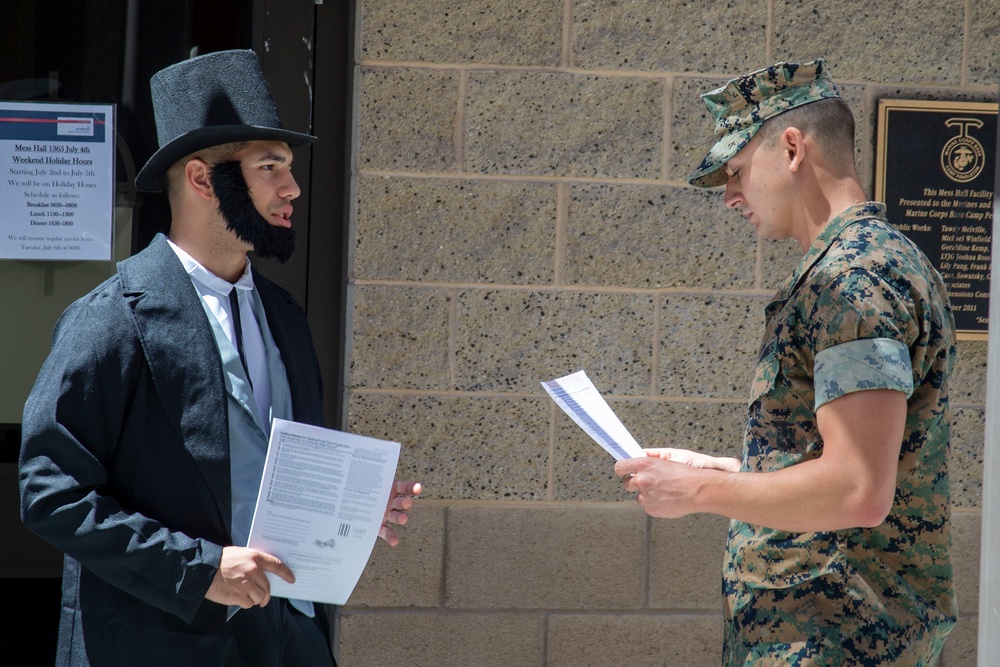 Camp Pendleton raises voting awareness