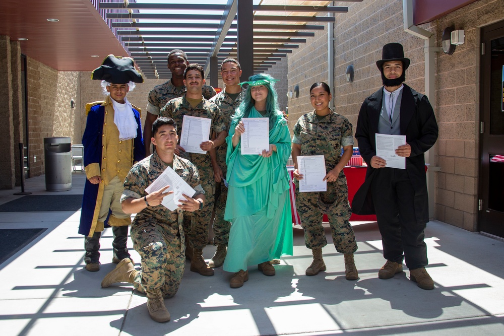 Camp Pendleton raises voting awareness