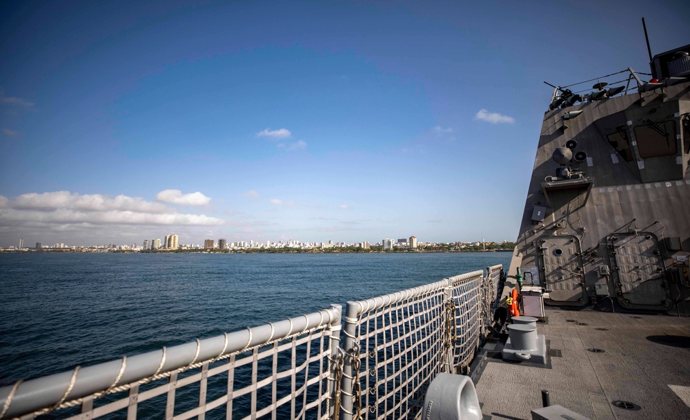 USS Billings Pulls into Santo Domingo, Dominican Republic