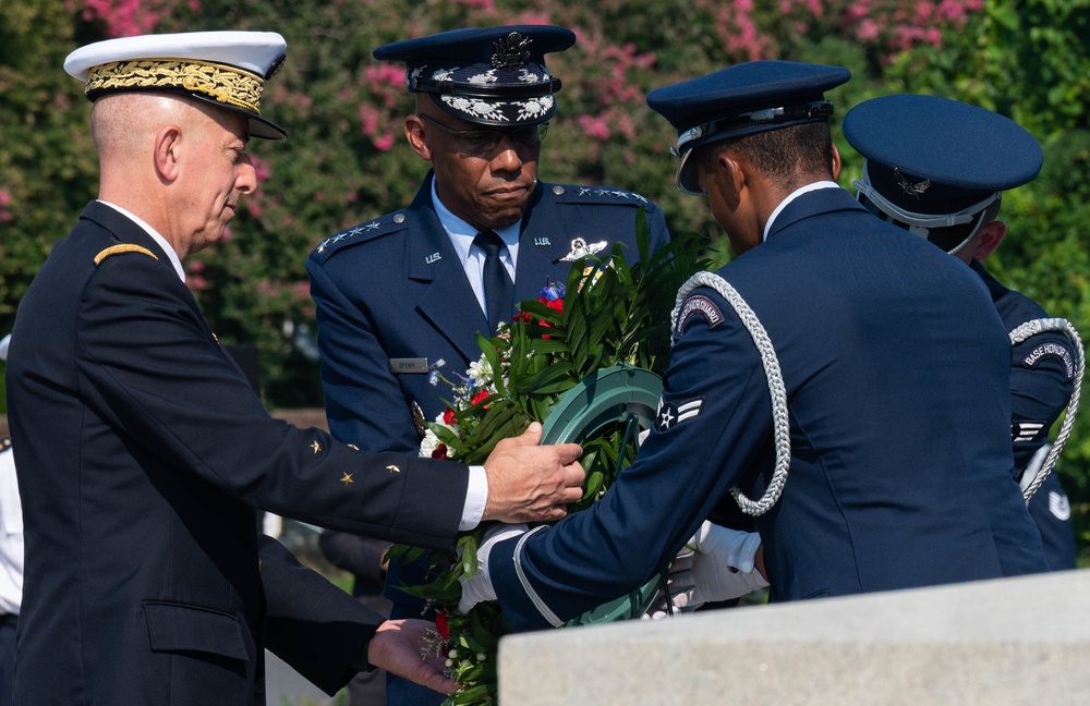 CSAF Brown, ACC welcome French Air Force