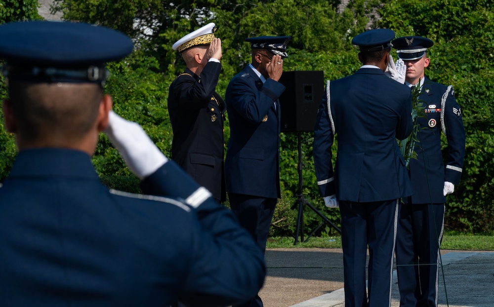 CSAF Brown, ACC welcome French Air Force