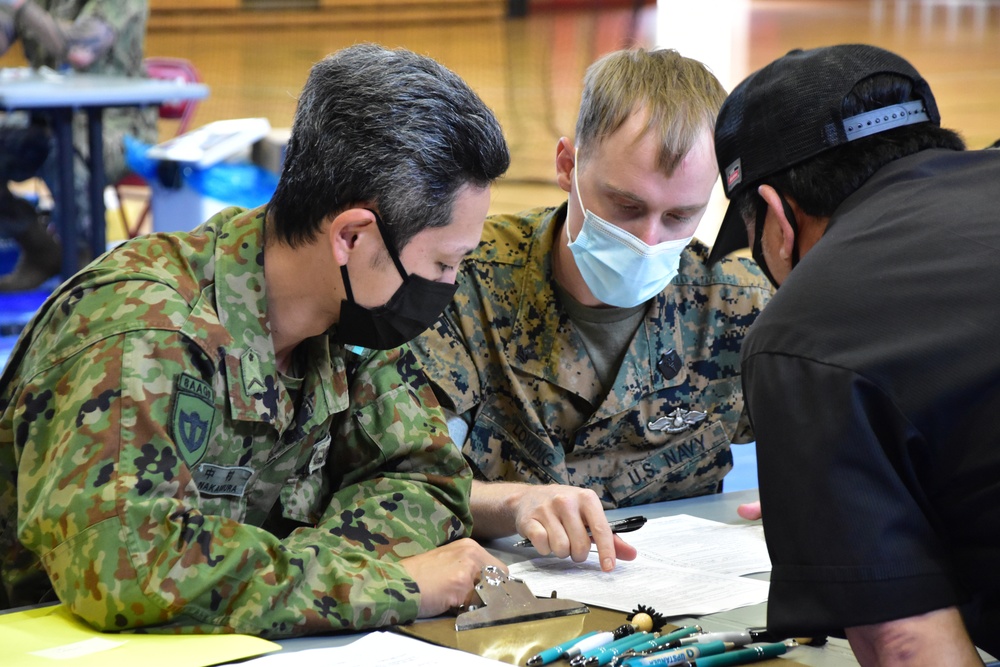 Camp Fuji local employees receive COVID-19 vaccine