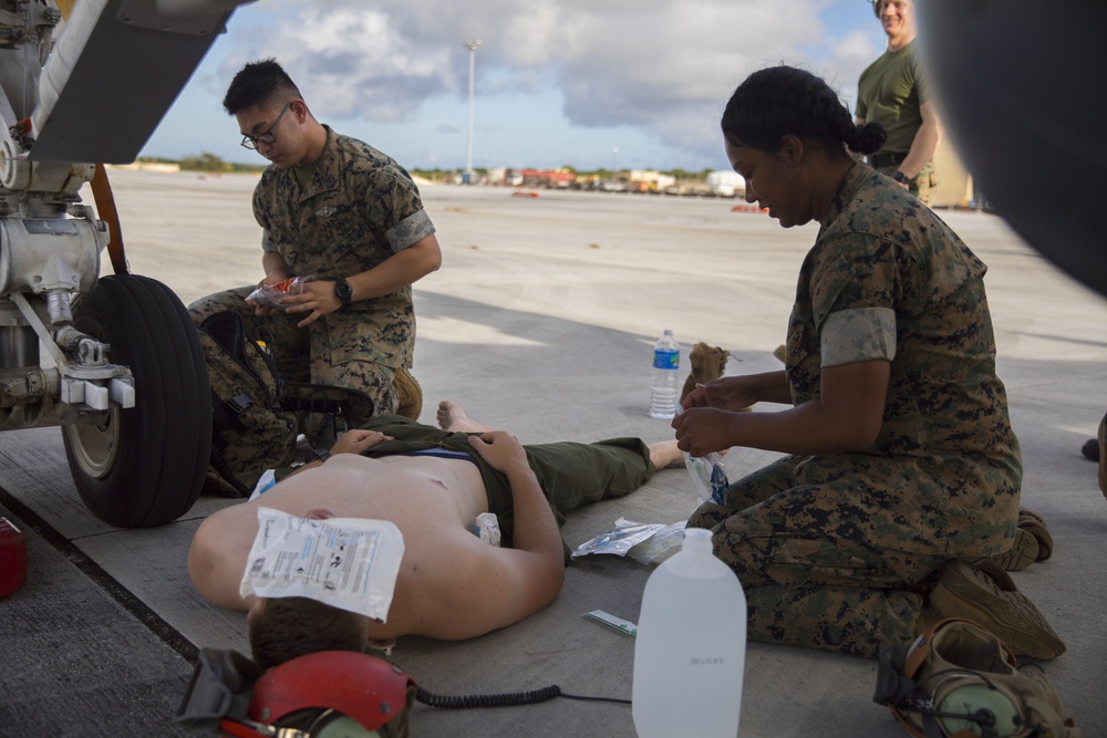 VMFA-232 Heat Casualty Training