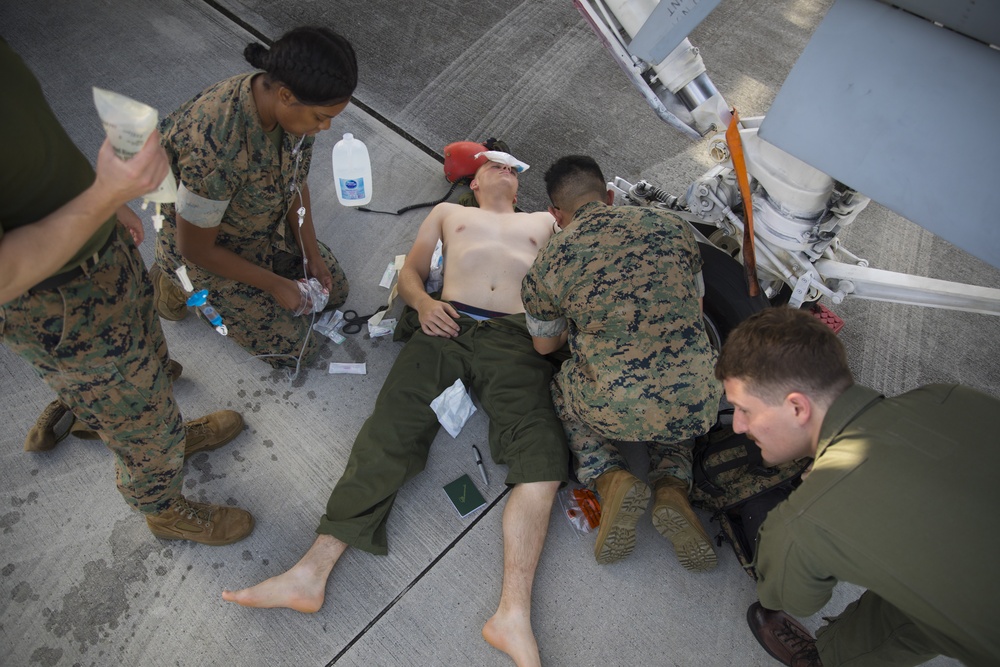 VMFA-232 Heat Casualty Training