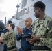 Sailors train with the M9 Beretta service pistol